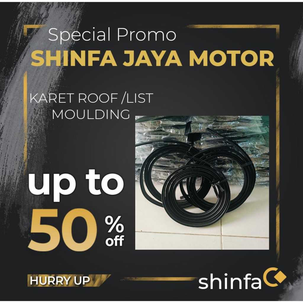 karet roof /list moulding atap /driip side mobil  ayla original
