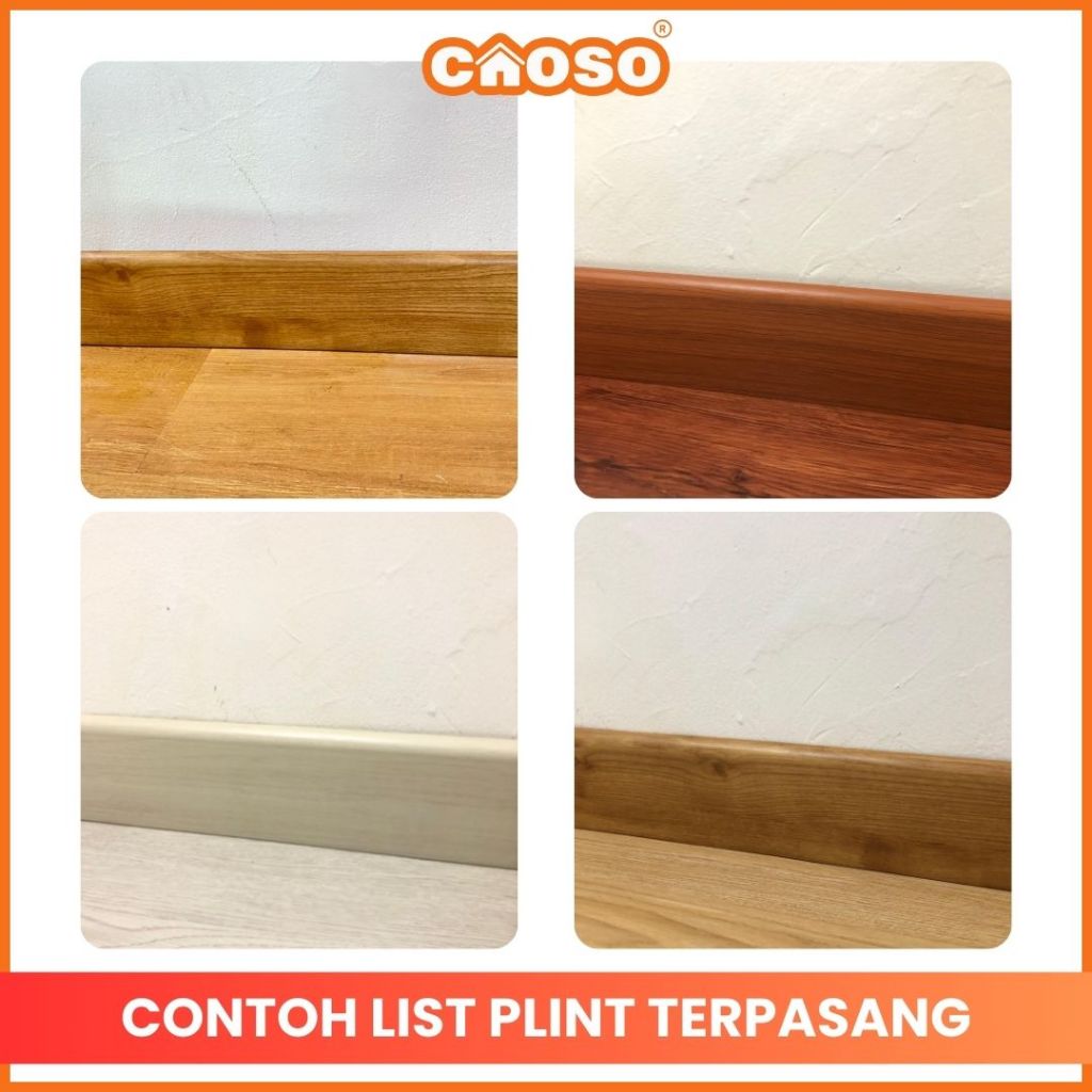 List Plint Spc Flooring 2.4m List Plint Vinyl Aksesoris Lantai SPC & Vinyl