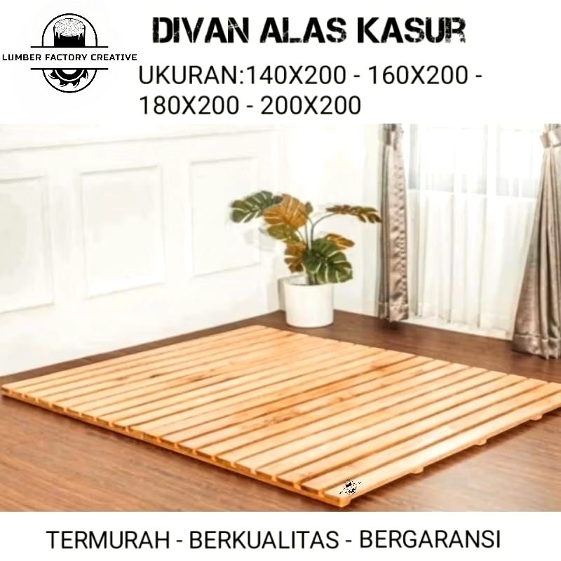 Dipan kayu | Divan alas kasur | pallet kayu tatakan kasur | Divan lipat lasehan