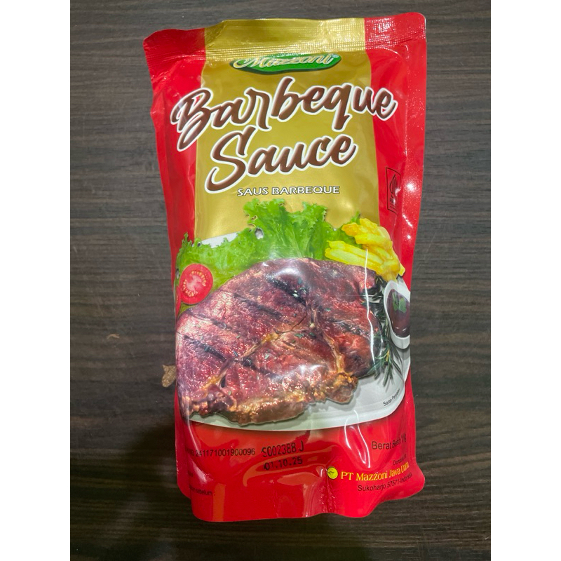 

mazzoni saus barbeque kemasan 1kg