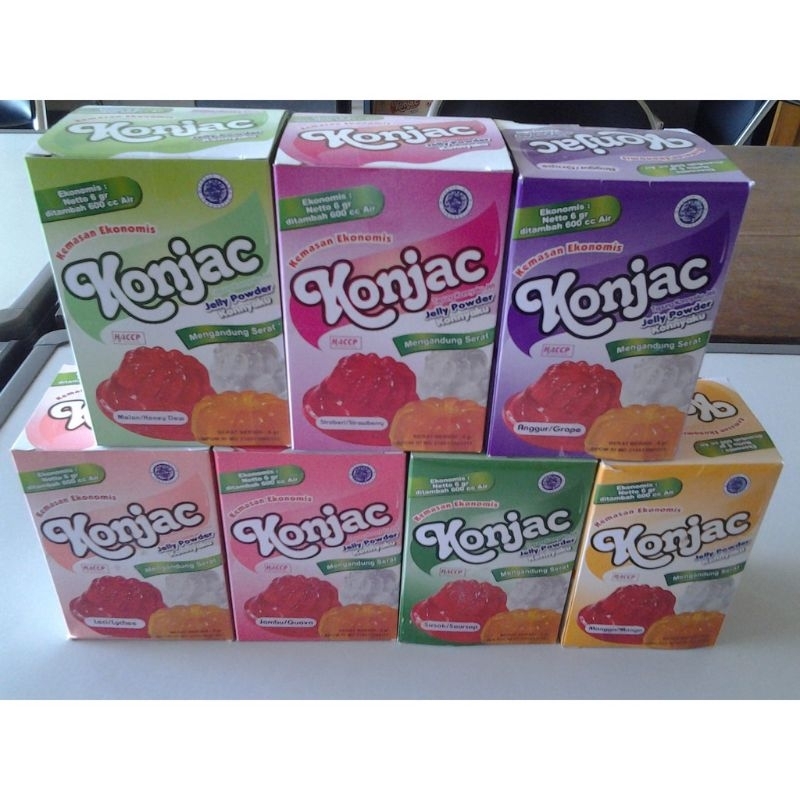 

Agar Agar Konjac Jelly 1box isi 12sachet bisa COD