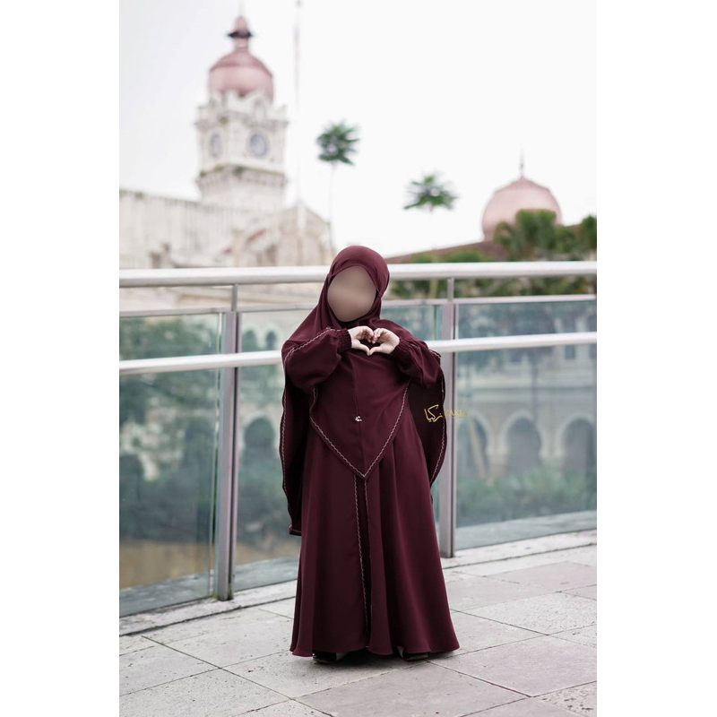 Zakia | ALMA KIDS | Gamis set