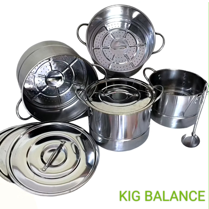 STOCK POT STEAMER | PANCI LANGSENG STAINLESS | PANCI SET