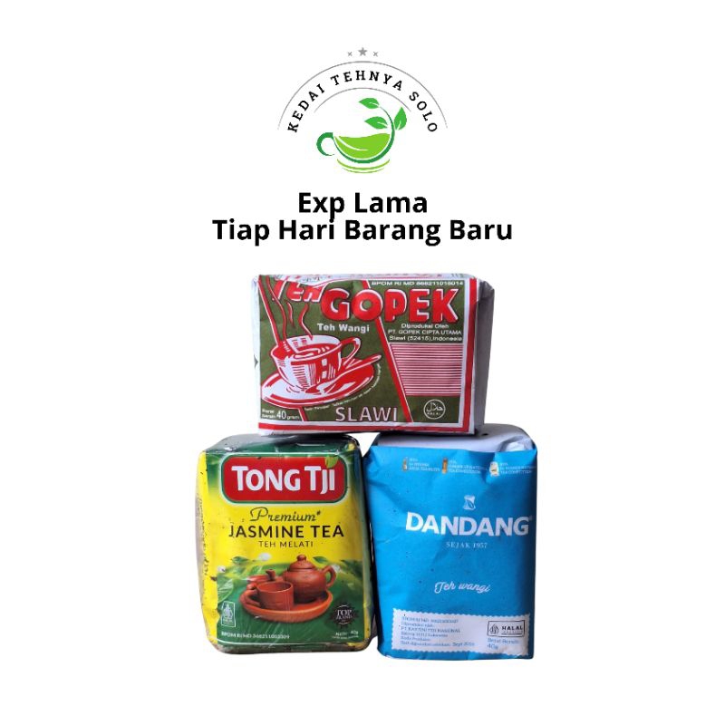 

Teh Racikan Solo [Gopek Dandang Tongtji Jasmine Premium] @40G x 3 pcs