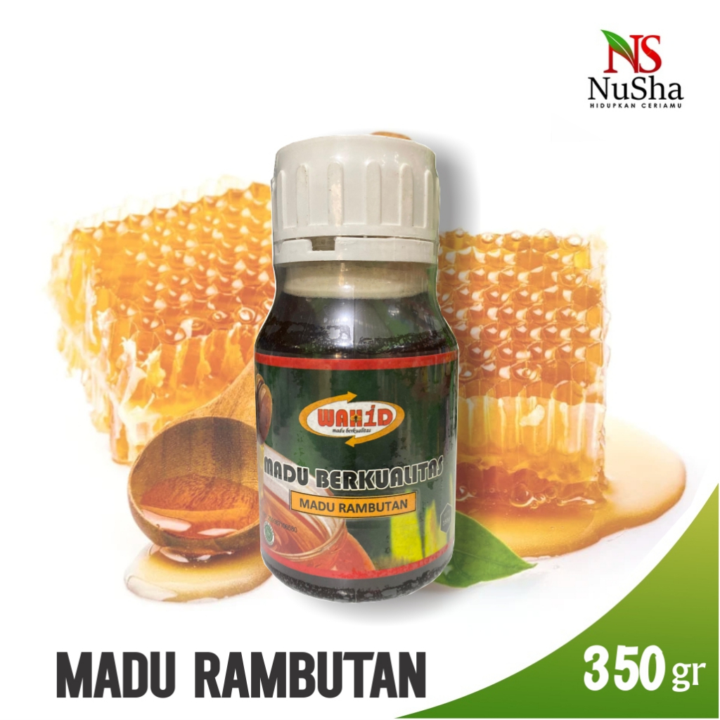 

Madu Rambutan - Madu Wahid Nusha Dengan Ekstrak Alami Berat 350gr