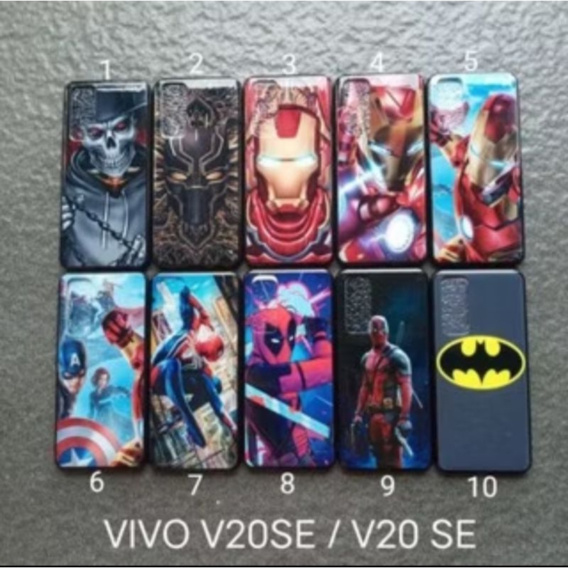 Case gambar Vivo V20SE V20 SE motif cowok ( 2 motif ) soft softcase softshell silikon cover casing k