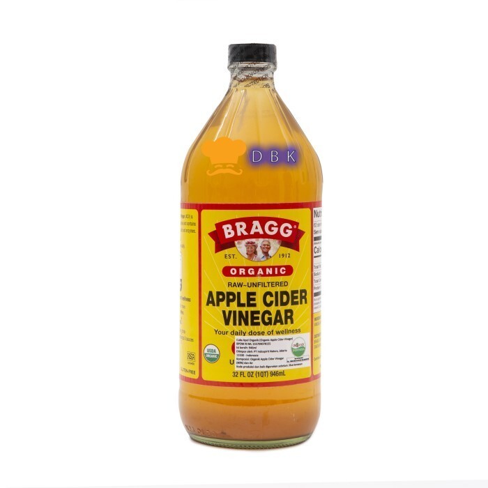 

Bragg Organic Raw Unfiltered Apple Cider Vinegar 946 ml/32oz cuka apel