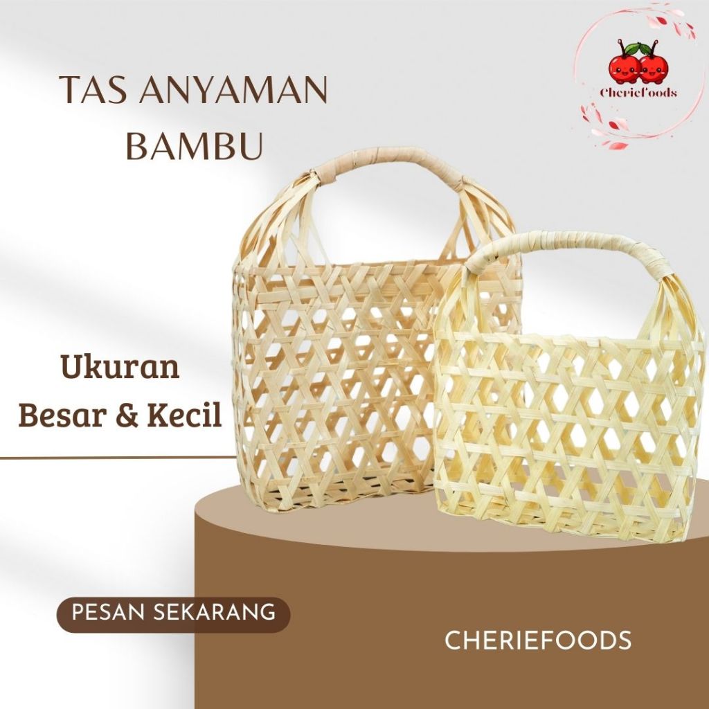 Tas Hampers / Tas Keranjang Hampers / Tas Anyaman Bambu