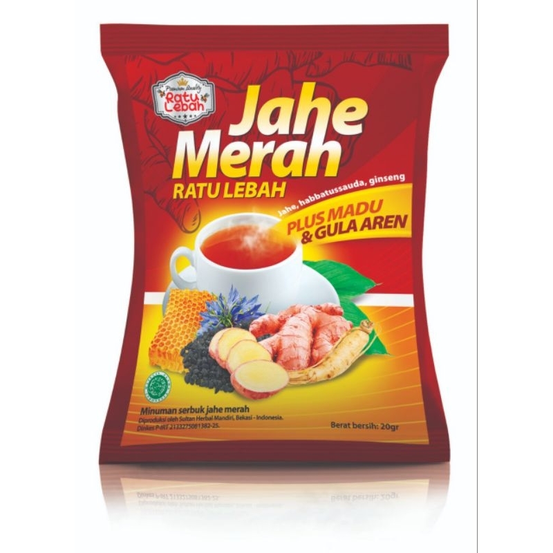 

Jahe merah plus madu gula aren 1 Sachet