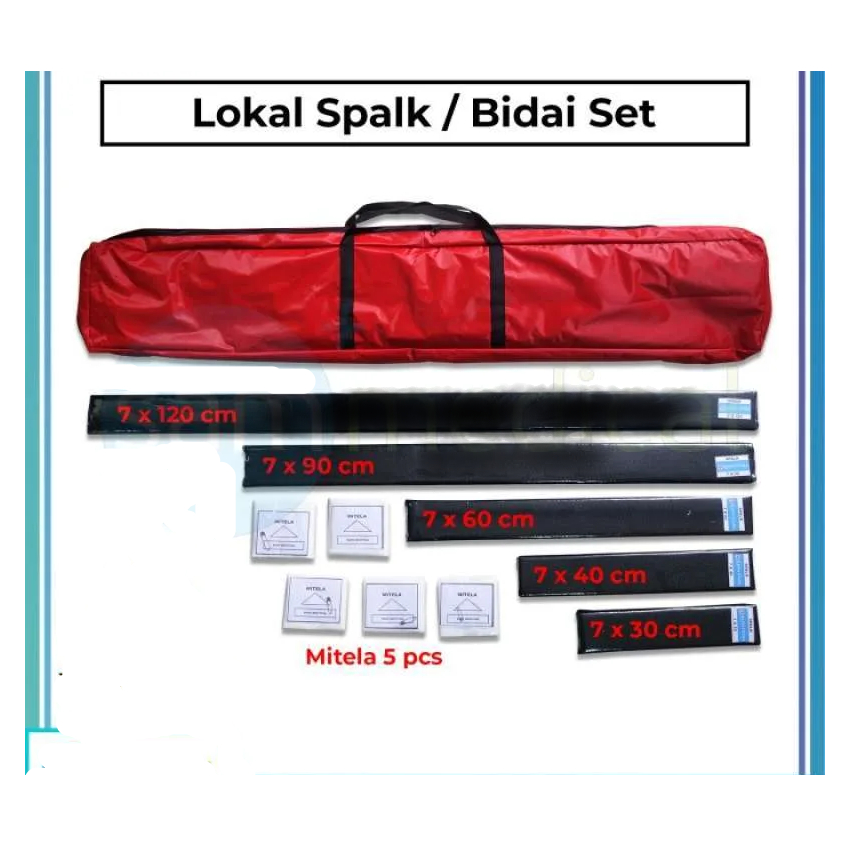 Spalk Set Lokal / Bidai Set Lokal / Bidai Set Patah Tulang