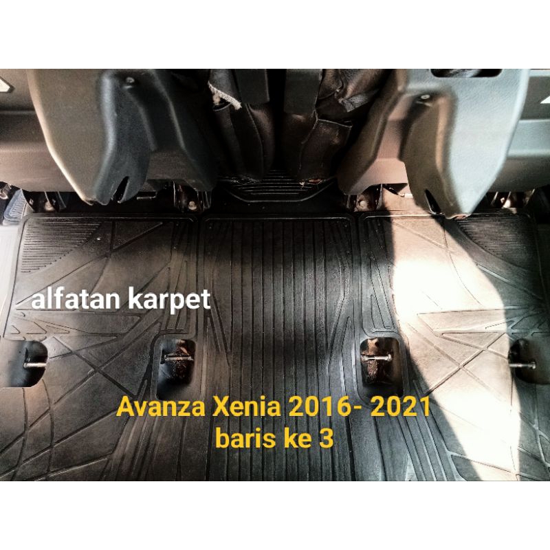 karpet mobil Avanza Xenia 2016 - 2021 baris ke 3