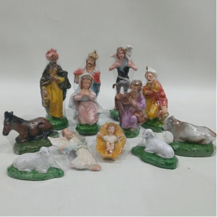 Patung Kandang Natal Kecil 10 CM - 1 Set