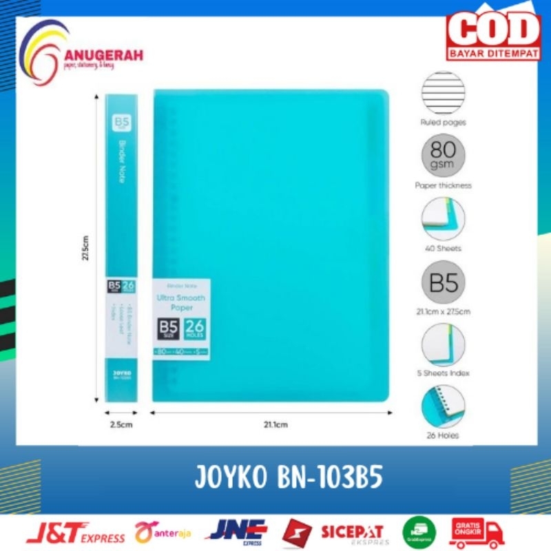 

JOYKO BINDER NOTE BN-103B5 TRANSPARAN (PCS)