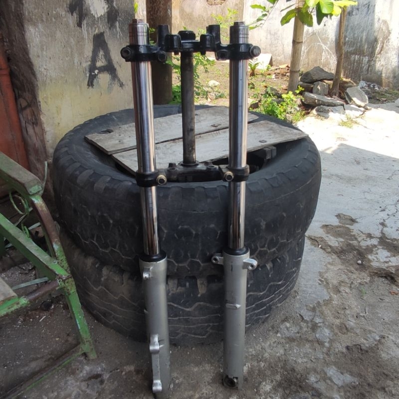 SHOCK SKOK SHOCKBREAKER BOTTOM SKOK DEPAN MP MEGAPRO HIU LAMA ORIGINAL SKOK DEPAN TIGER LAMA TILAM T