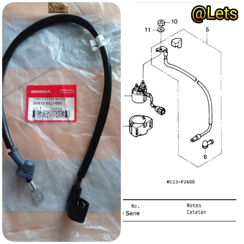 KABEL. DINAMO STATER TIGER 2000