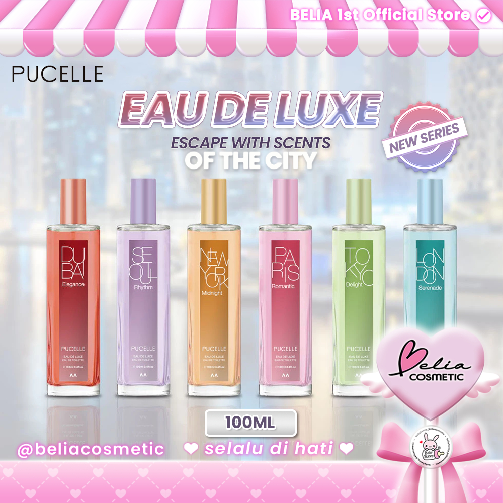 ❤ BELIA ❤ PUCELLE Eau De Luxe Eau De Toilette 100ml | Parfum Wanita