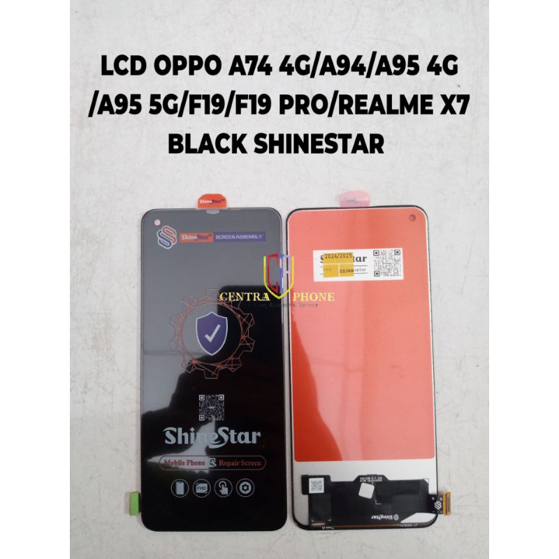 LCD OPPO A74 4G/A94/A95 4G/A95 5G/F19/F19 PRO/REALME X7 BLACK SHINESTAR