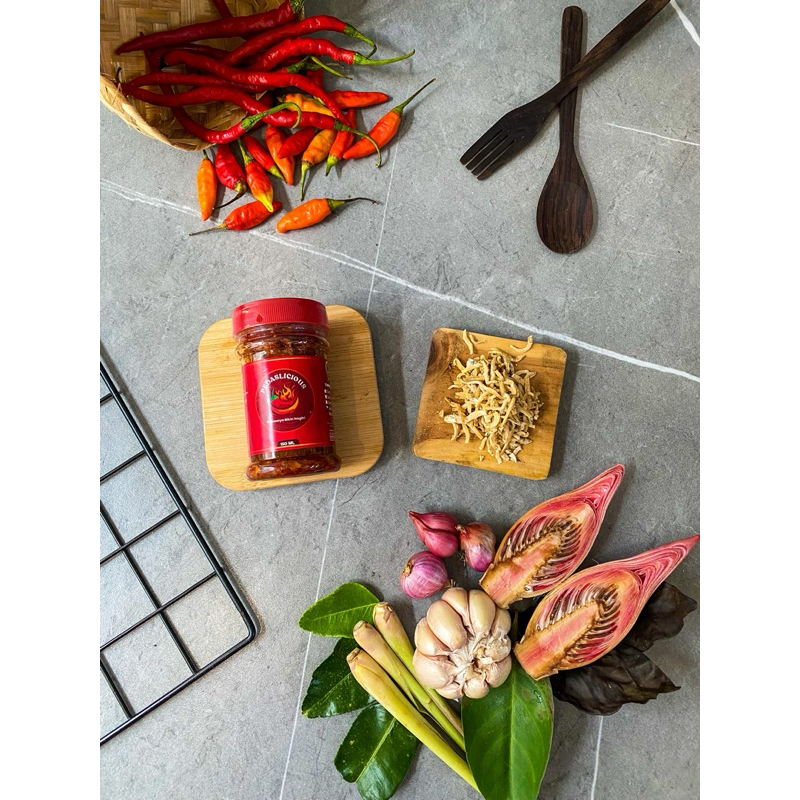 

Sambal Teri Kecombrang Premium - Pedas Unik, Gurih Menggoda!