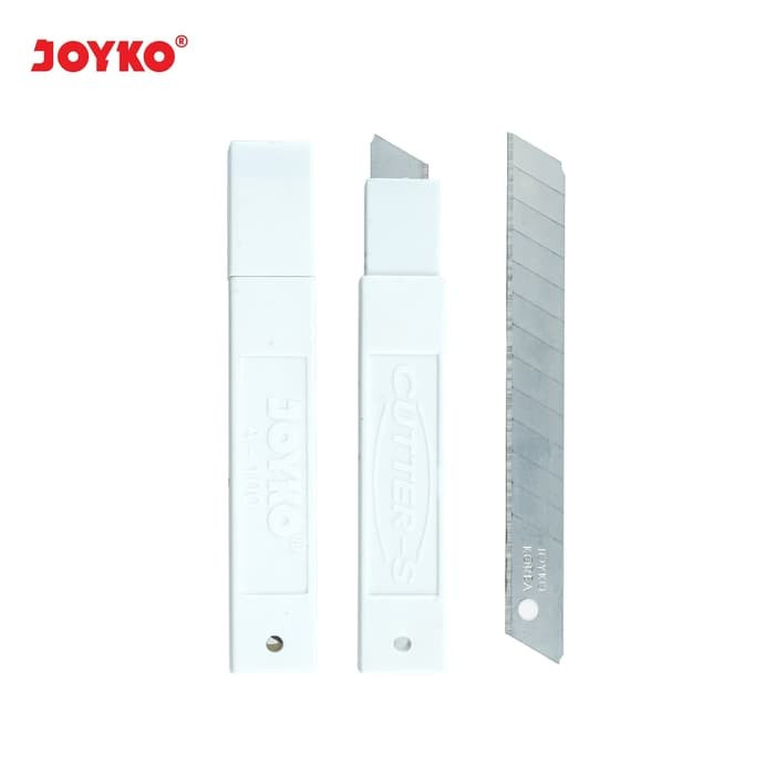 

Cutter Blade Refill /Isi Pisau Pemotong Joyko A-100 1 Tube 5 Pcs