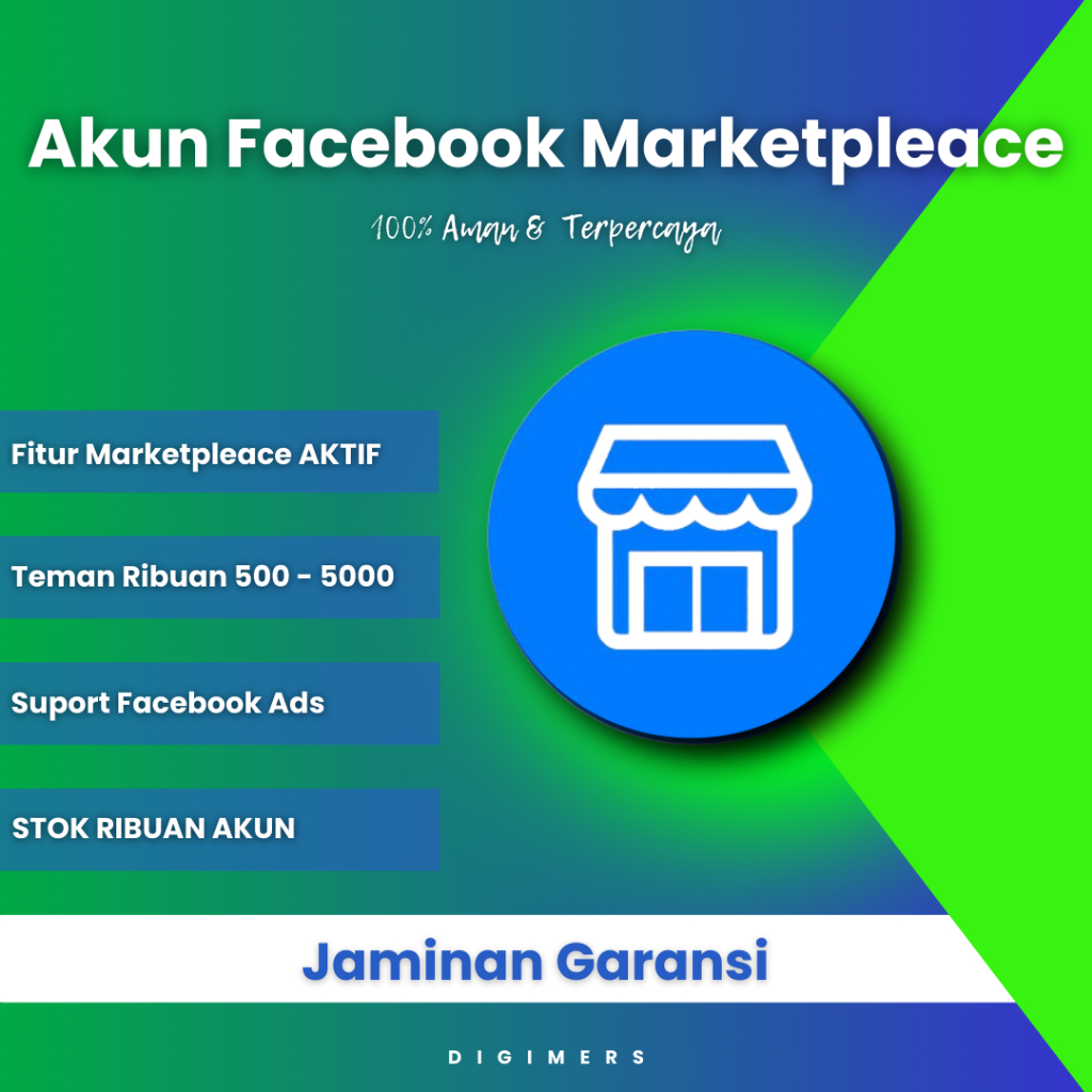 Akun facebook marketpleace teman ribuan |akun fb |akun fb lama |akun facebok lama BERGARANSI