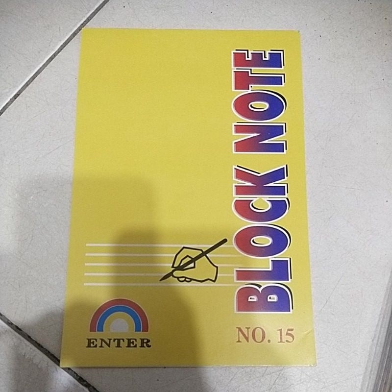 (12pcs) BLOCK NOTE enter