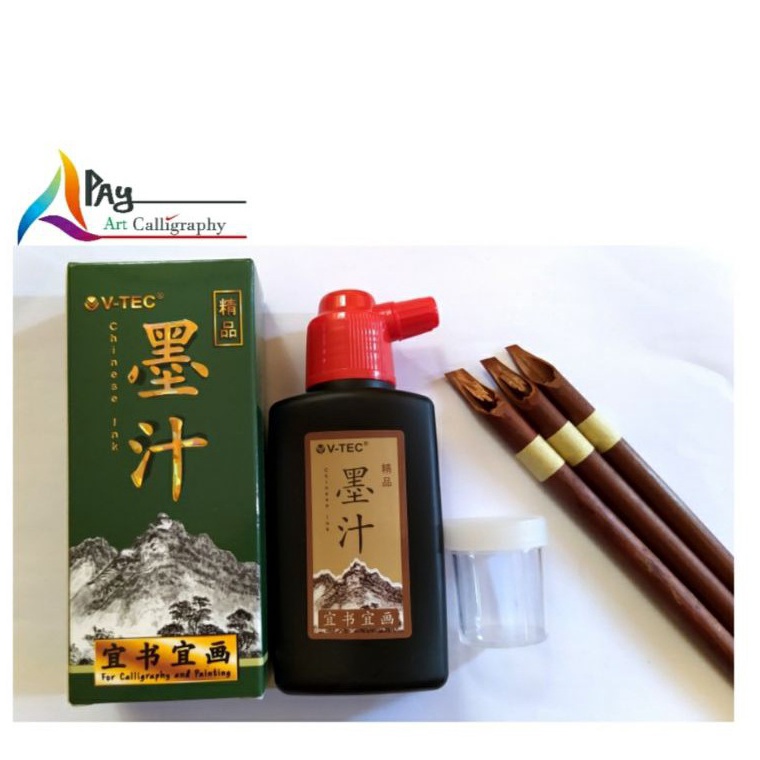 

KODE D44Y Paket Alat Kaligrafi 4 tintatempatkalam