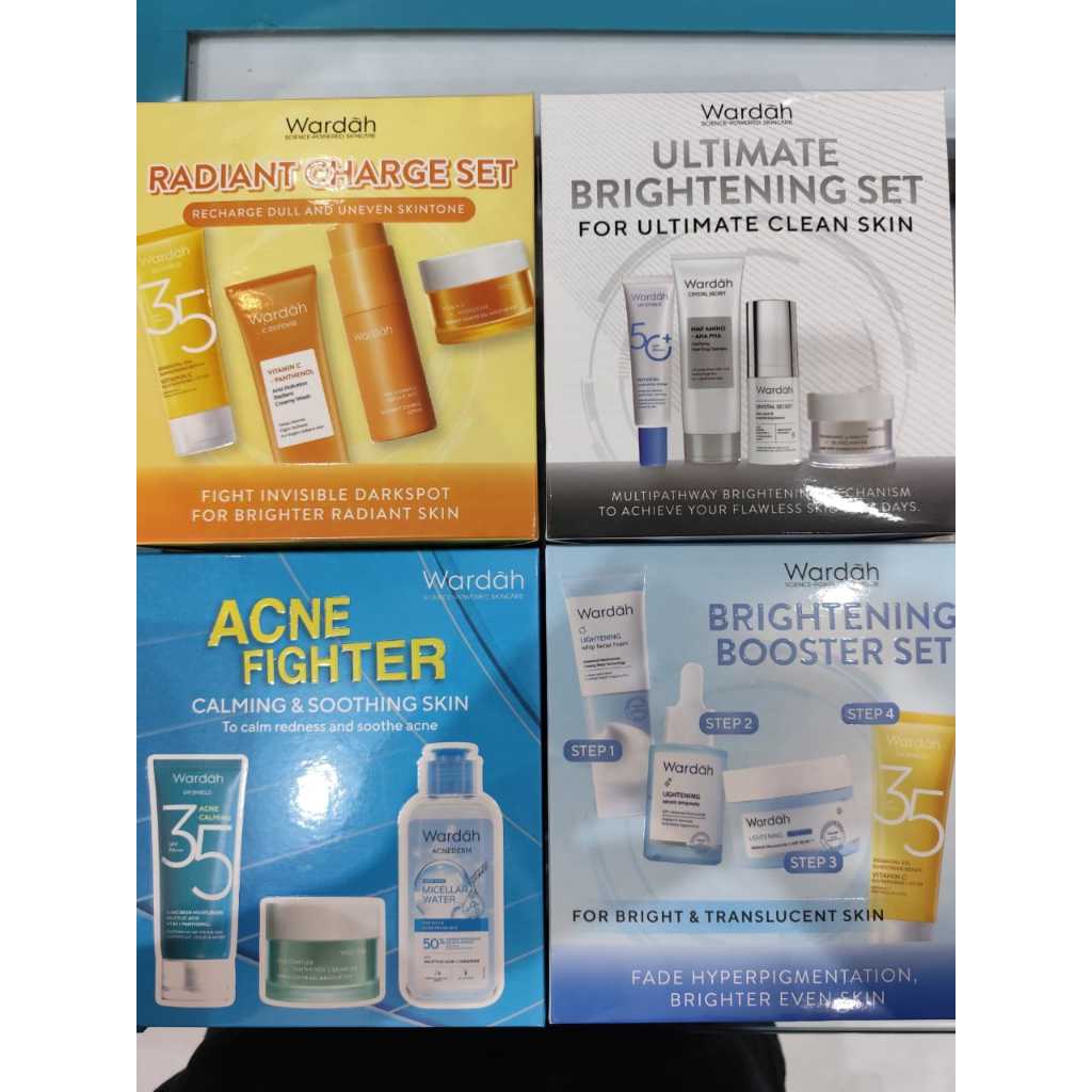 ❤ MEMEY ❤ WARDAH Paket Skincare | Perawatan Kulit Berjerawat | Flek