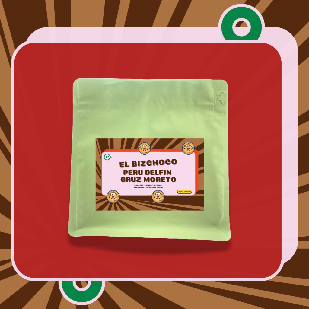 

Kopi Arabika Biji Bubuk EL BIZCHOCO PERU CRUZ DE CHALPON HONEY Arabica Roasted Coffee Beans Single Origin by Wilcoff 450 gr