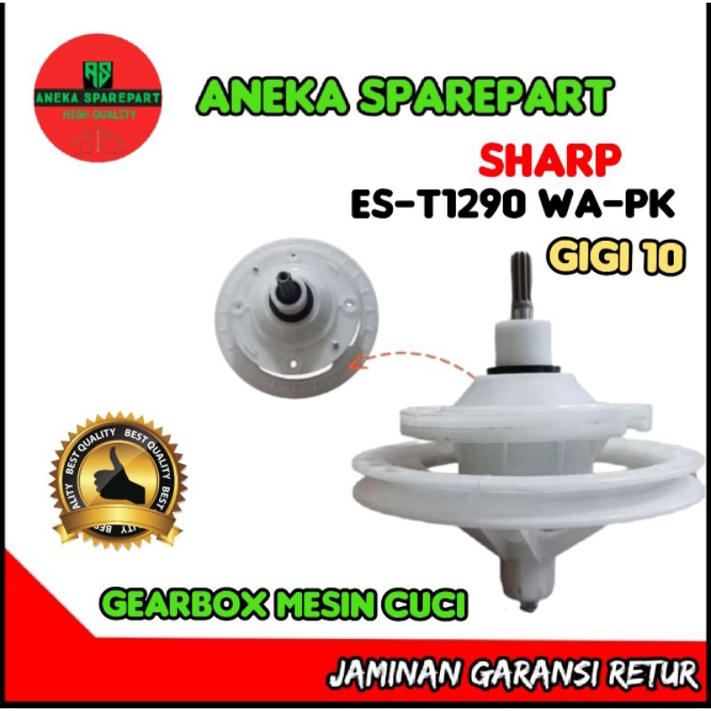 Gearbox/girbok  mesin cuci SHARP ES-t 1290 wa-pk