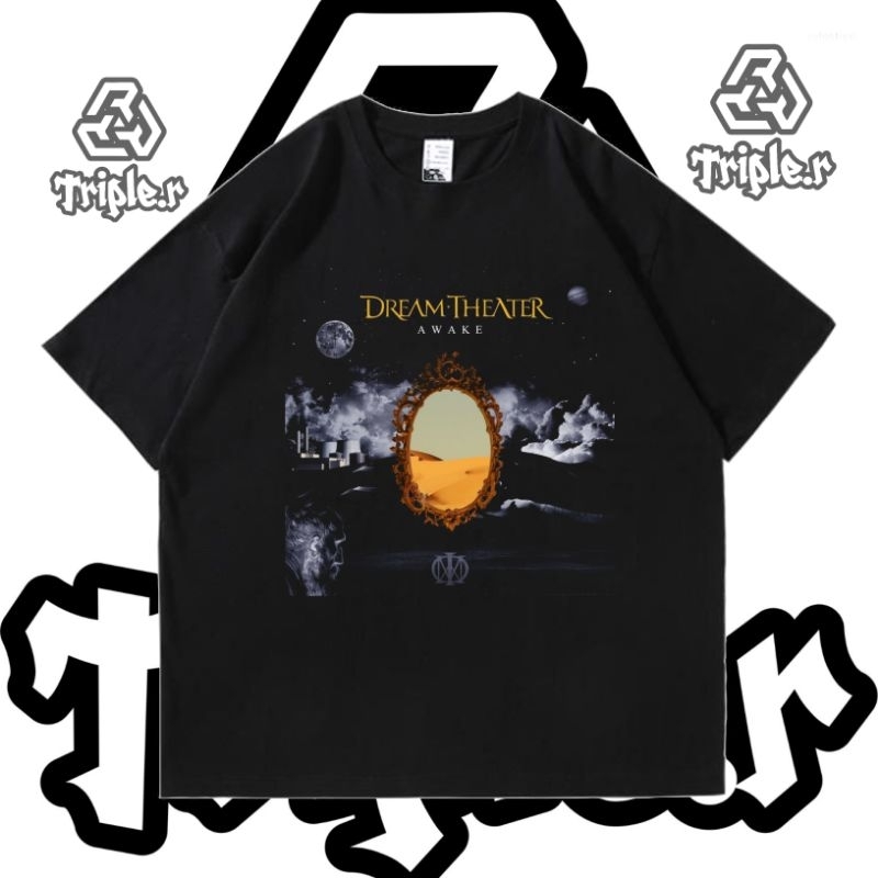 KAOS HITAM DEWASA BAJU BAND Dream Theater Awake | T-SHIRT BLACK BAJU BAND DREAM THEATER AWAKE | KAOS