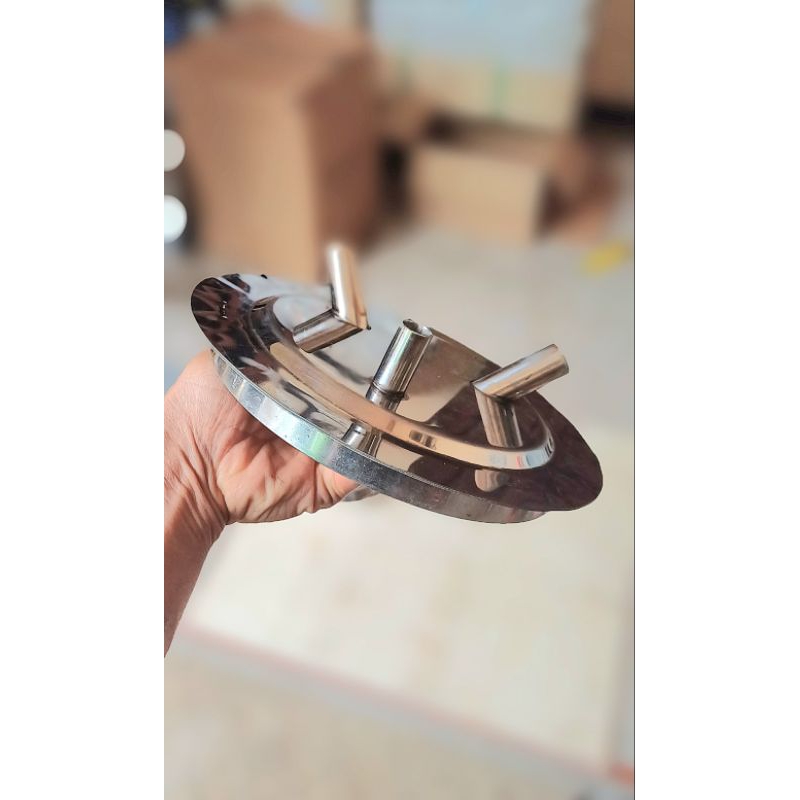 Tutup Milken Mesin Perah PNP SEZER Custom stainless 3 Lubang
