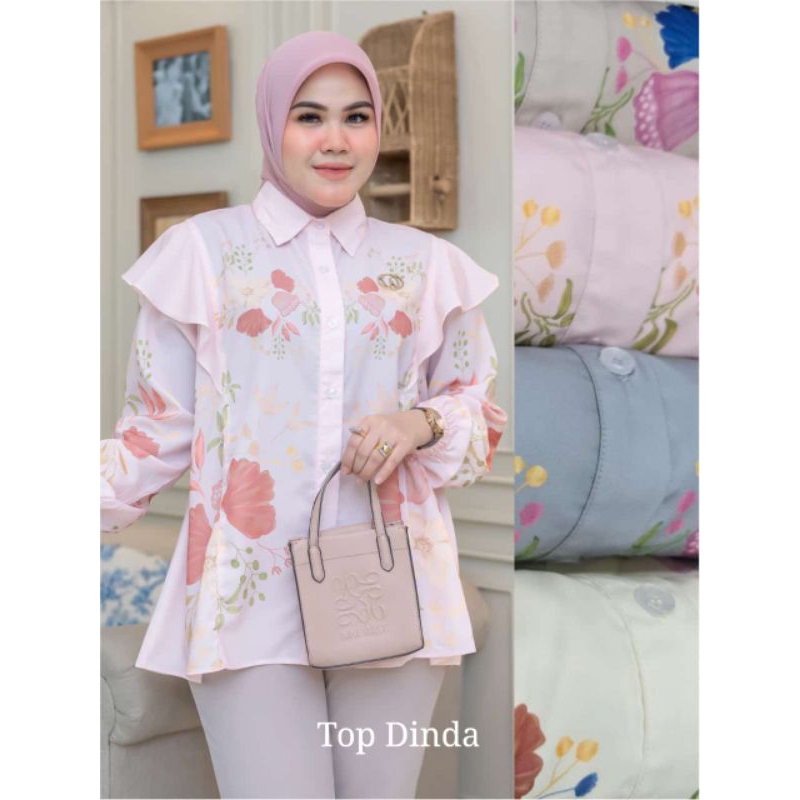 top Dinda winody/update fashion terbaru winody atasan wanita panjang wudhu friendly