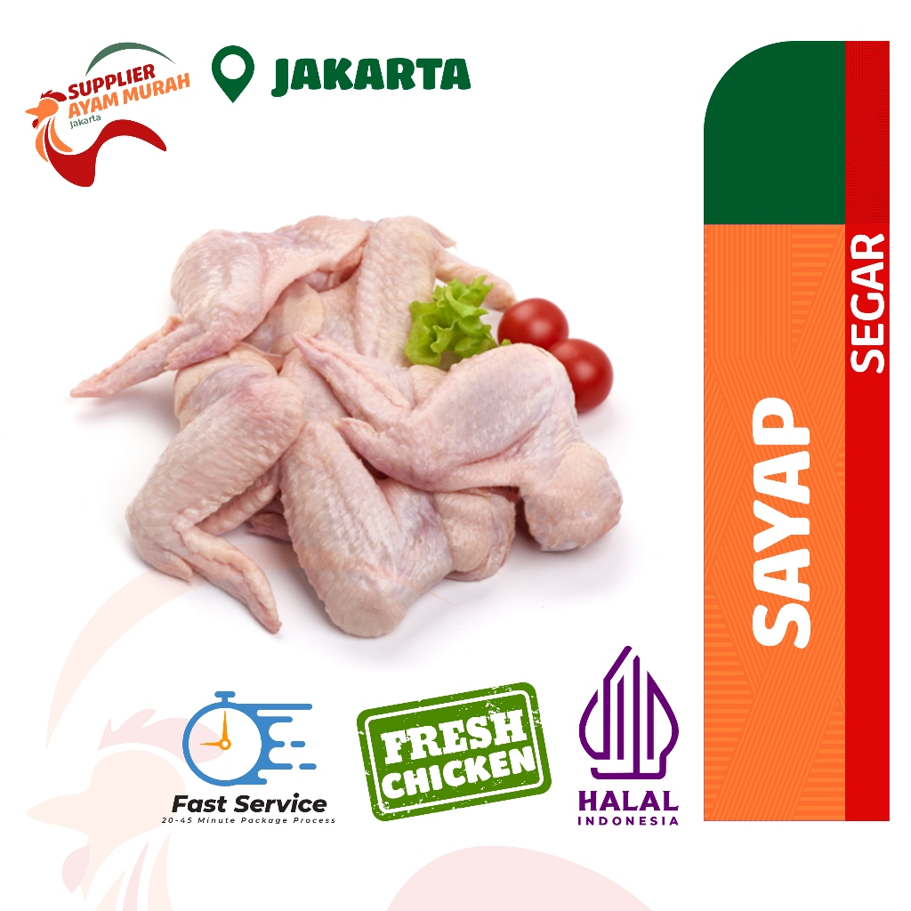 

SAYAP AYAM SEGAR /1Kg FRESH BUKAN FROZEN