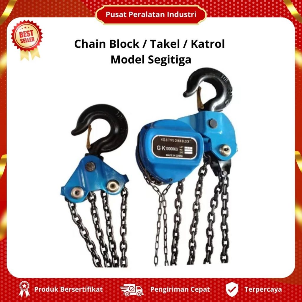 Chain Block / Katrol / Takel Model Segitiga