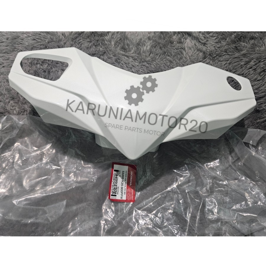 Batok Depan Putih Beat Fi Stater Kasar Original AHM 53205-K25-900PFW