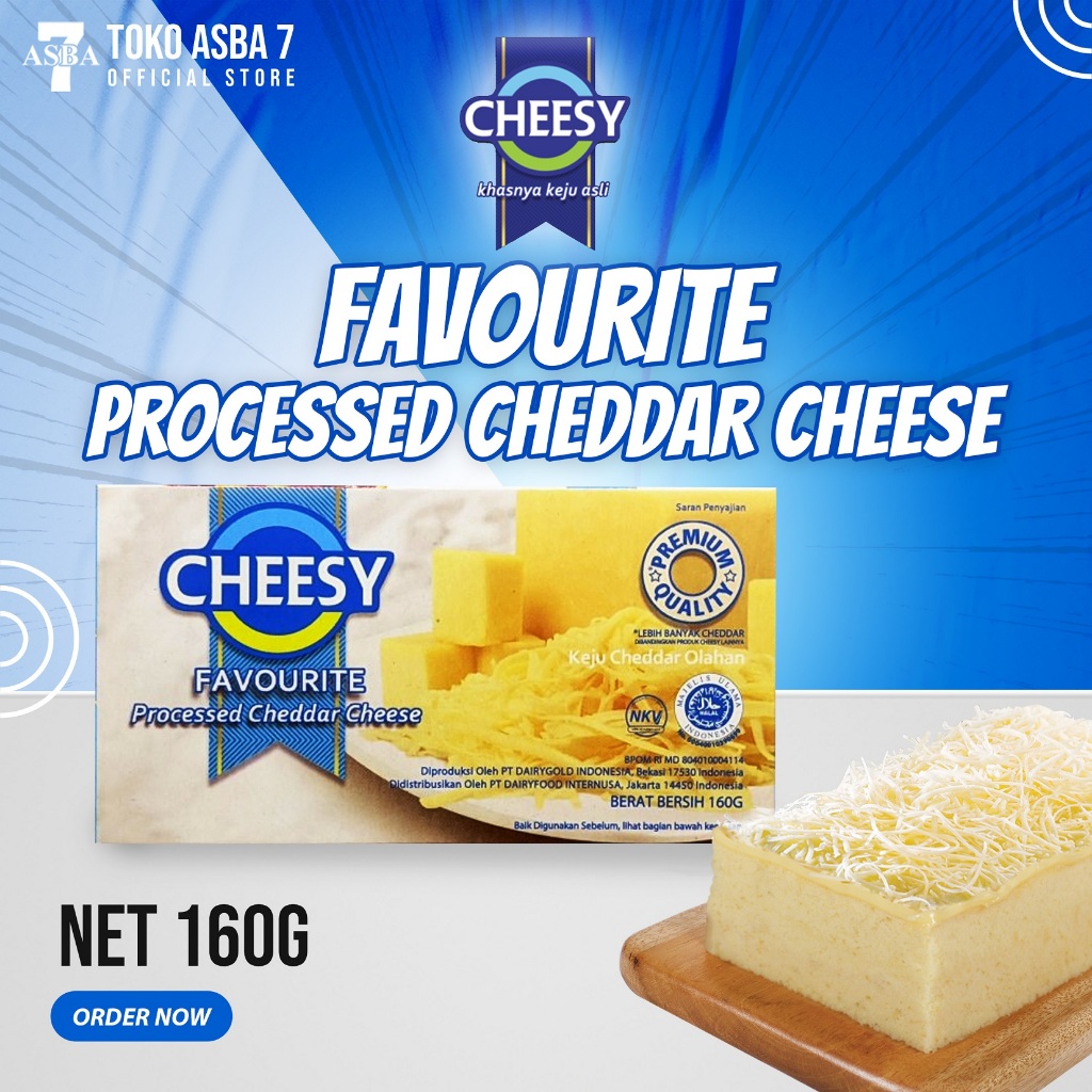 

CHEESY FAVOURITE CHEDDAR CHEESE 160GR