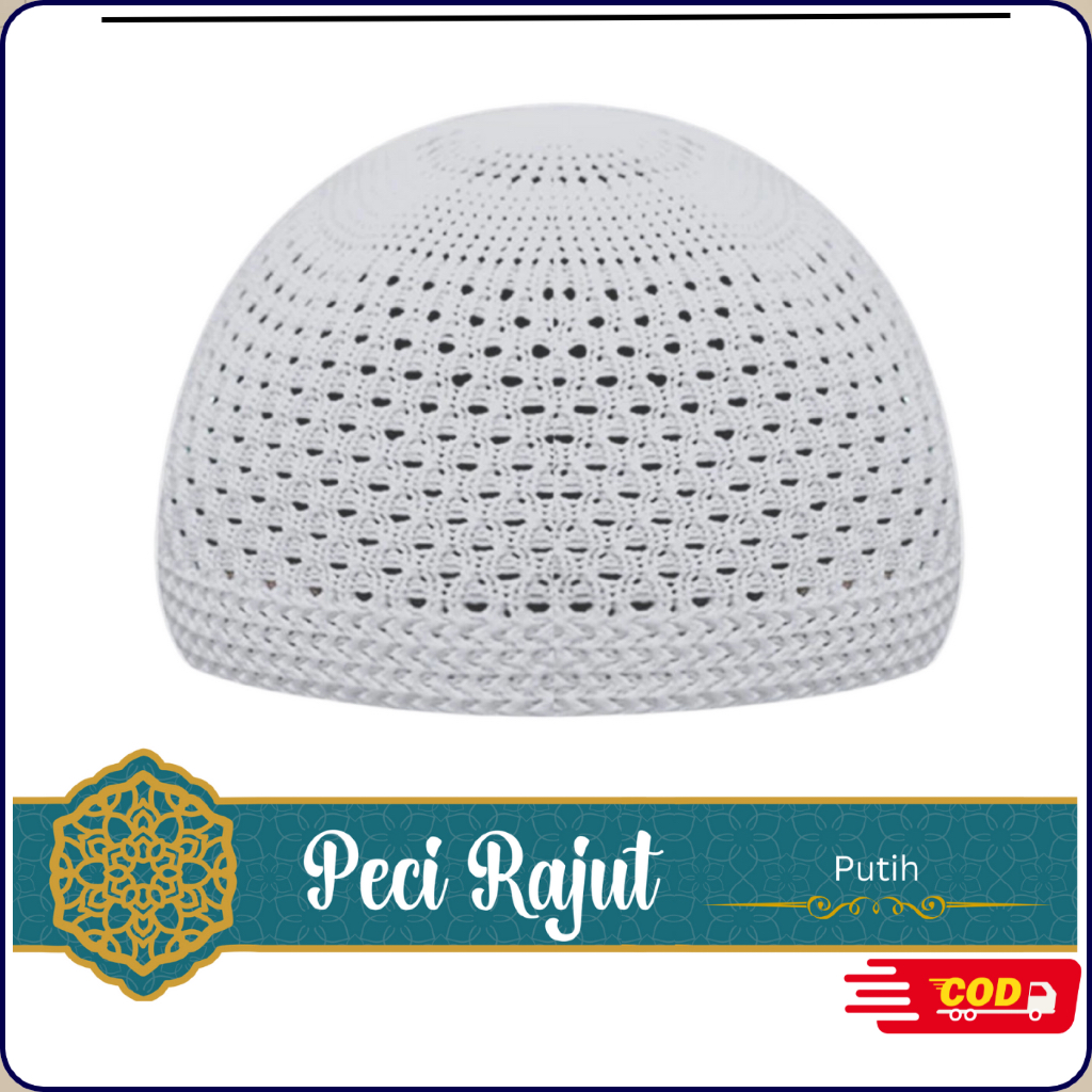 Peci Rajut Anak/Peci Rajut Dewasa/Peci Rajut Premium/Peci Rajut/Peci Anak - MOTIF 1