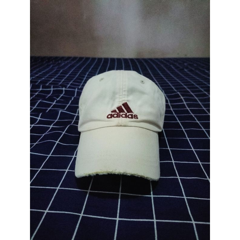 Topi Adidas Vintage Visor Ripped Original Cap