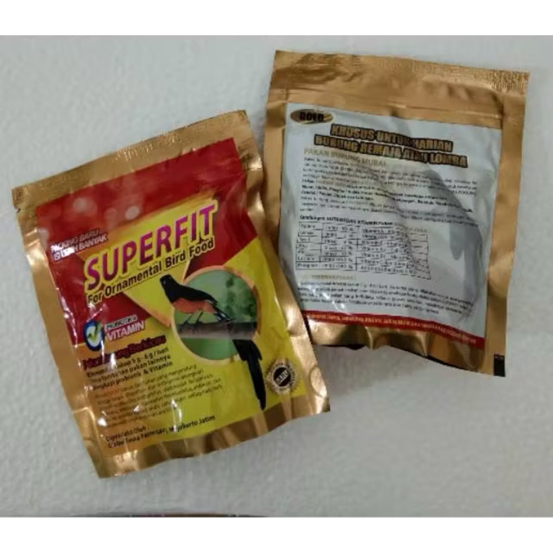 SUPERFIT GOLD VOER HIGH PROTEIN VOER KASAR UNTUK MURAI KACER DLL SUPERFIT GOLD PAKAN KHUSUS MURAI CI