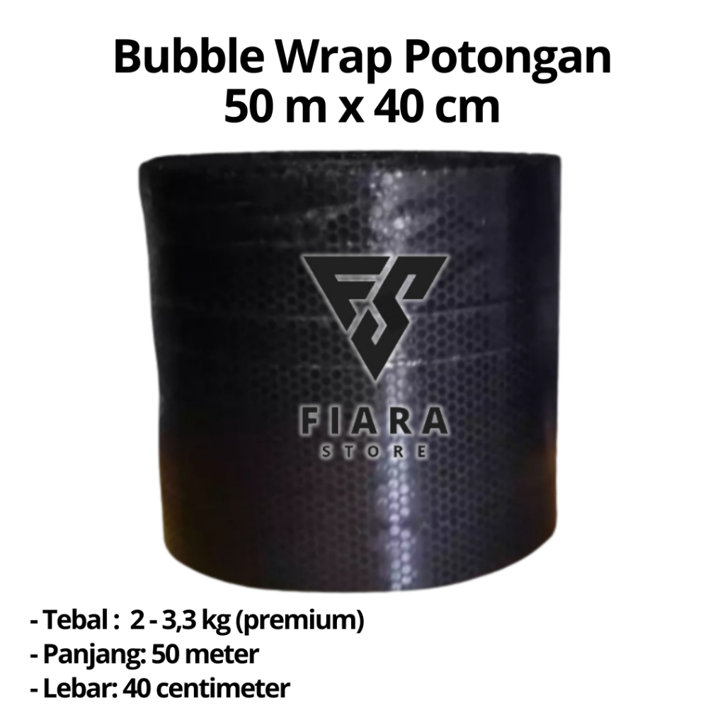 

HJK Bubble Wrap Potongan 50 m x 40 cm (Super Tebal Ukuran Sepertiga Roll)