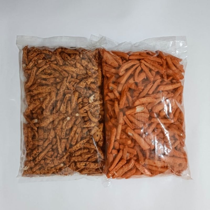 

Bundling Basreng Pedas Daun Jeruk dan Basreng Balado 500gram