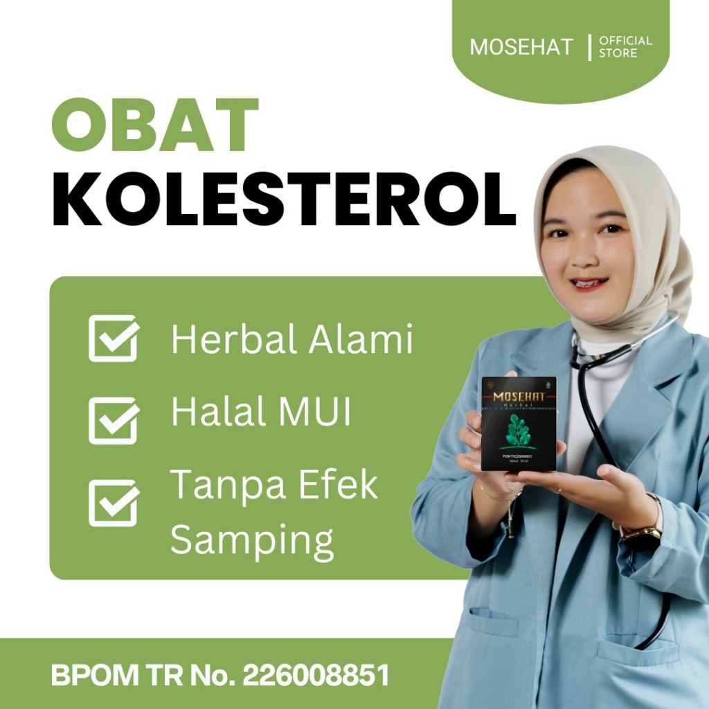 Obat Kolesterol Ampuh Herbal BPOM dari Jamu Mosehat
