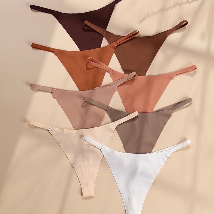 GSTRING SEAMLESS UNDER WEAR CELANA DALAM CD KOLOR DALEMAN SEAMLESS WANITA G String