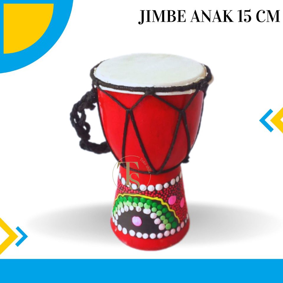 Promo Terbaik  Gendang Jimbe anak hadroh ukuran 15 cm