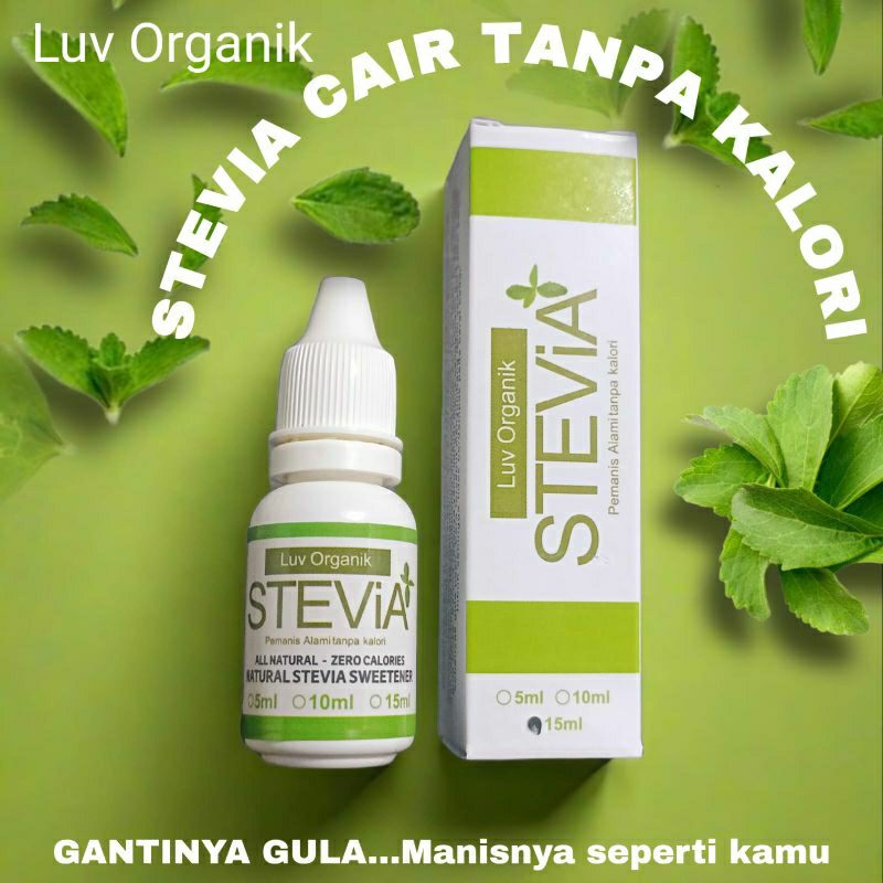 

Stevia tetes luv organik pemanis alami tanpa kalori mencegah diabetes dan obesitas