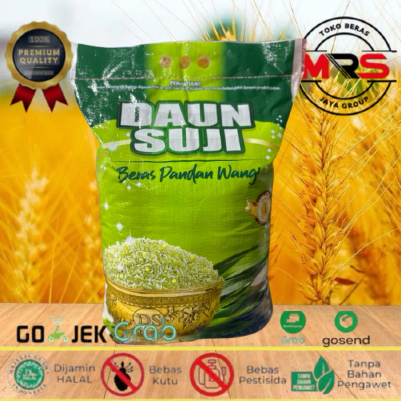 

BERAS CAP DAUN SUJI (LITERAN) 5,10,&20LITER