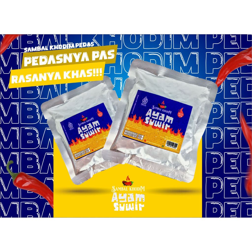 

Sambal Ayam Suwir Khodim Pedas 25g