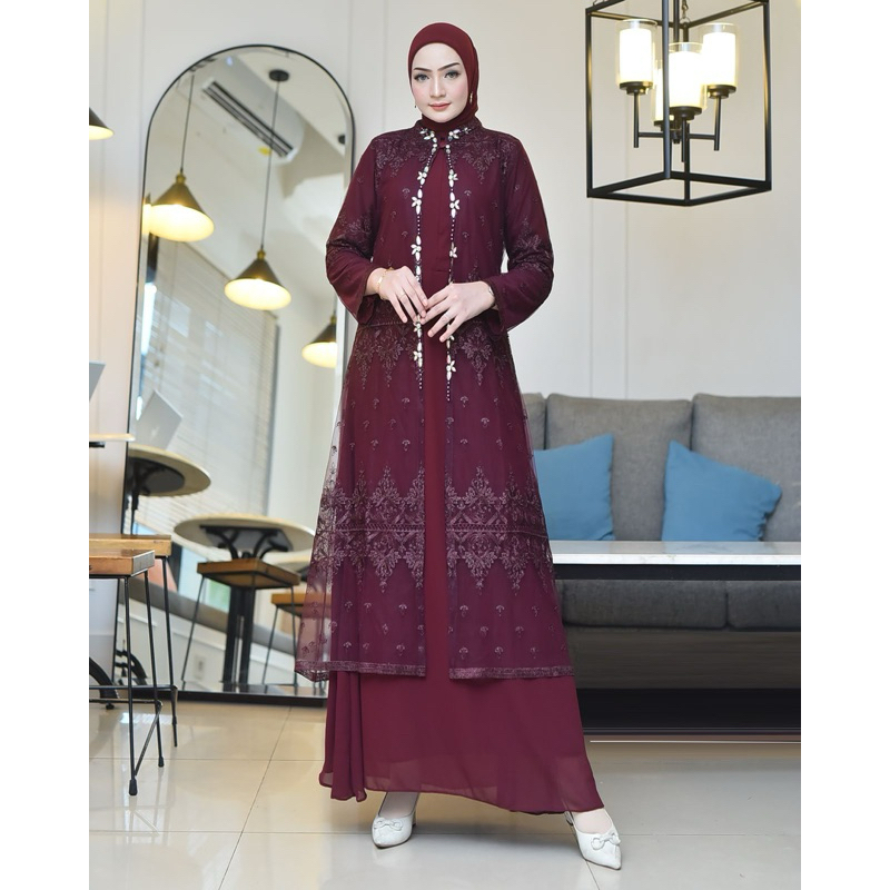 Bisa cod gamis full payet|Gamis Kondangan|Gamis Hajatan|Gamis Outer