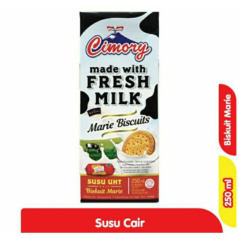 

Cimory Susu UHT Marie Biscuits 250 ml