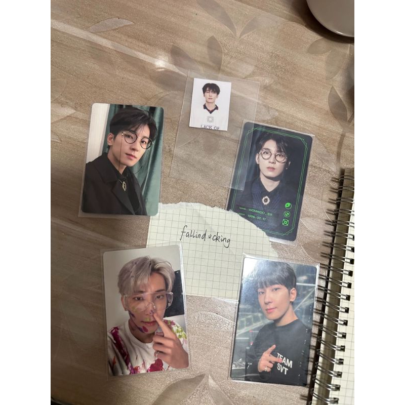 Seventeen Jeon Wonwoo Photocard pc trading card tc membership game boy gameboy wonu potter fts face 